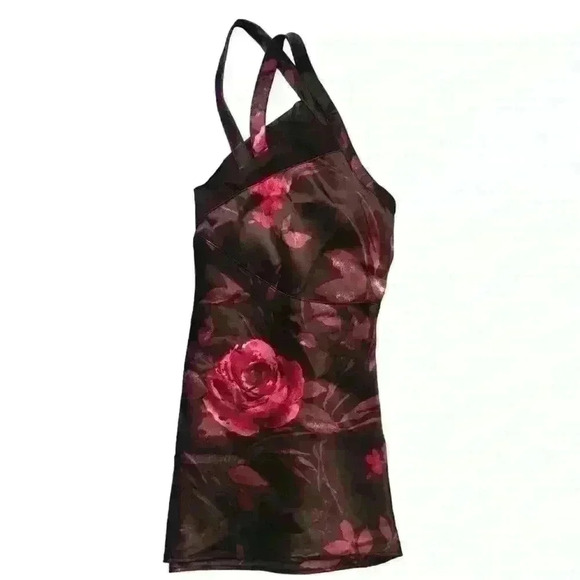 - 🌹🖤GEORGE BLACK FLORAL ELEGANT TANK🖤🌹 - Picture 3 of 3